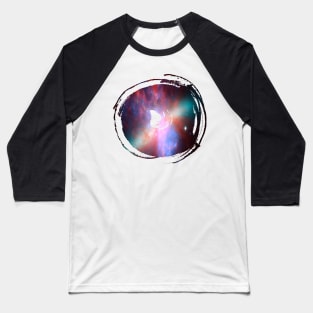 Paint brush stroke galaxy: circular dancing whoosh Baseball T-Shirt